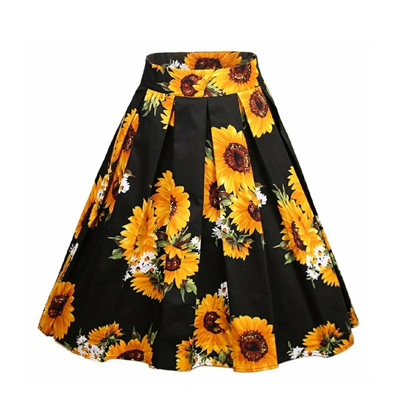 Dresses & Skirts - Sunflower Fit & Flare Skirt